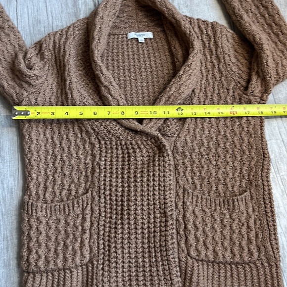 Madewell Womens Sweater X Small Brown Knit Casual‎ Career Cardigan - Picture 5 of 9